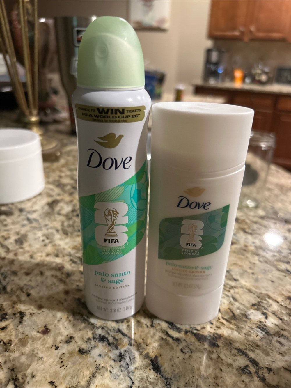 deodorant spray and stick DOVE FIFA LOT 2026 RARE PROMO